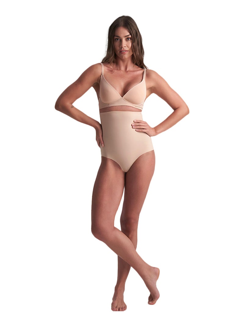 Slip sculptant taille ultra haute Sculpting Beige - Kiabi