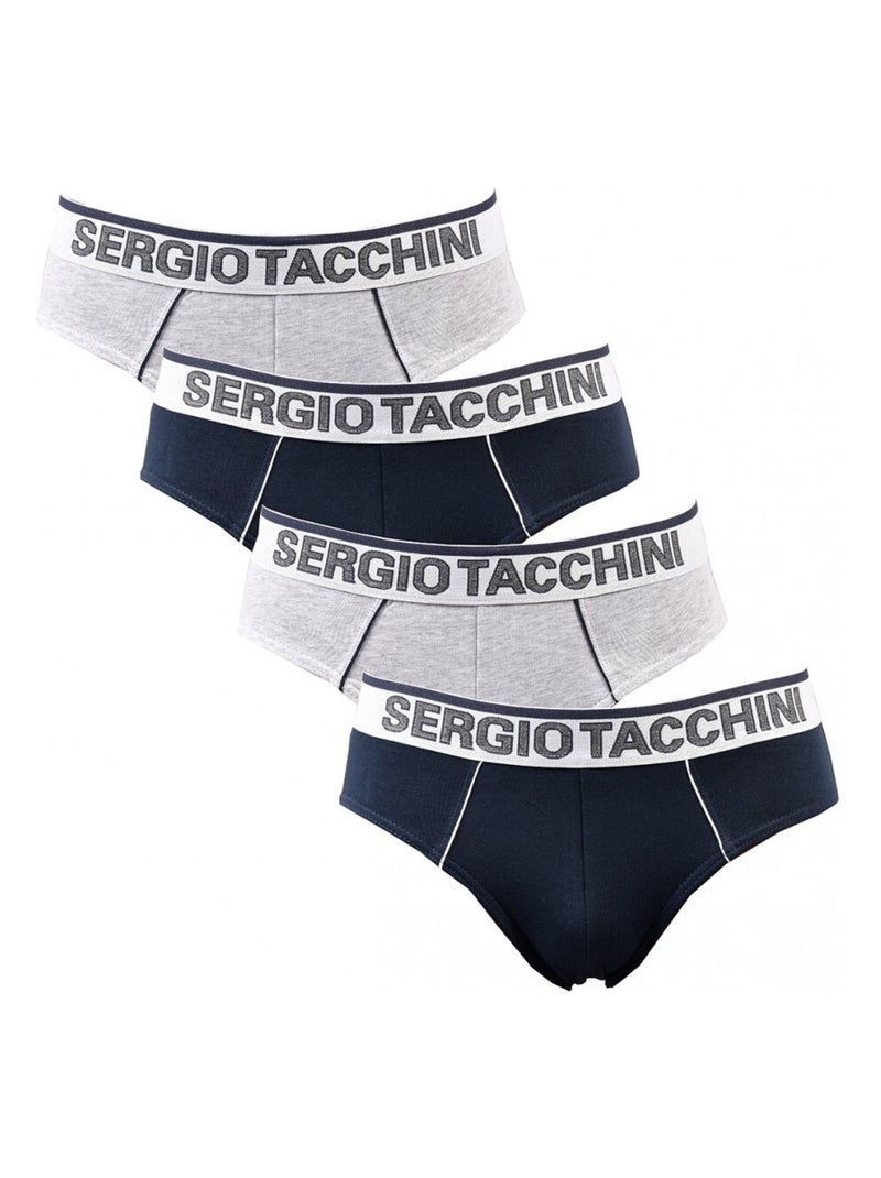 Slip SERGIO TACCHINI - Pack de 4 Multicolore - Kiabi