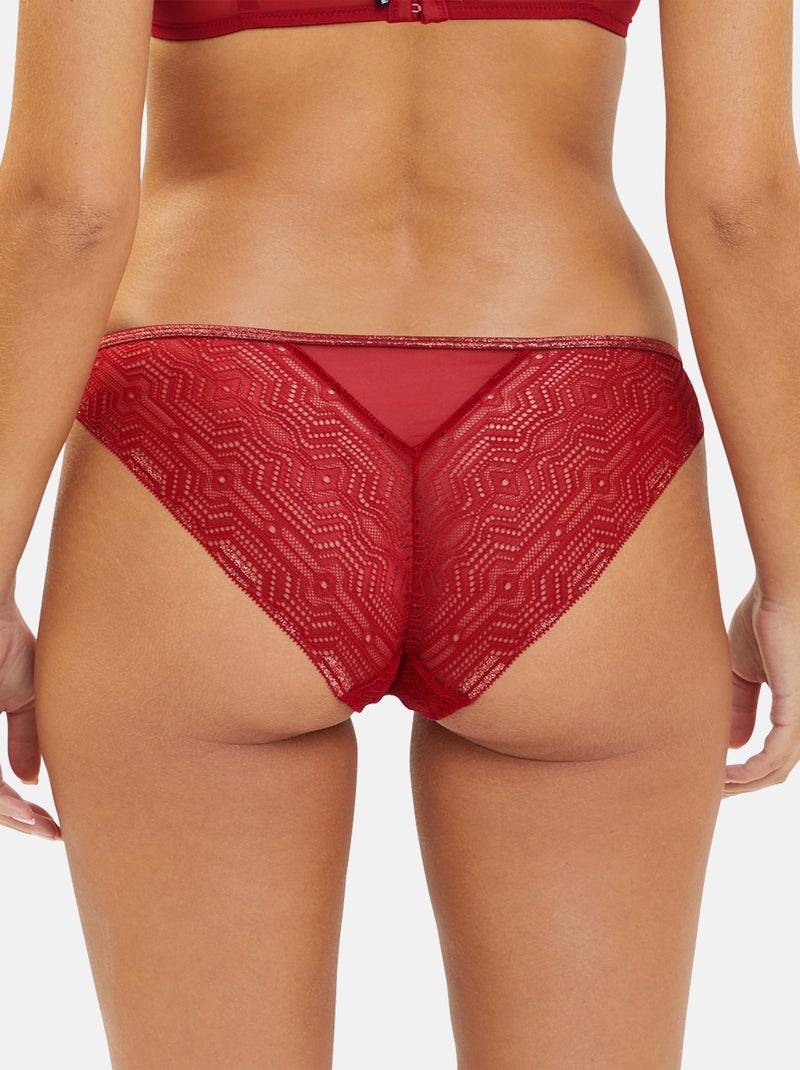 Slip Somptueuse Billet Doux Rouge - Kiabi