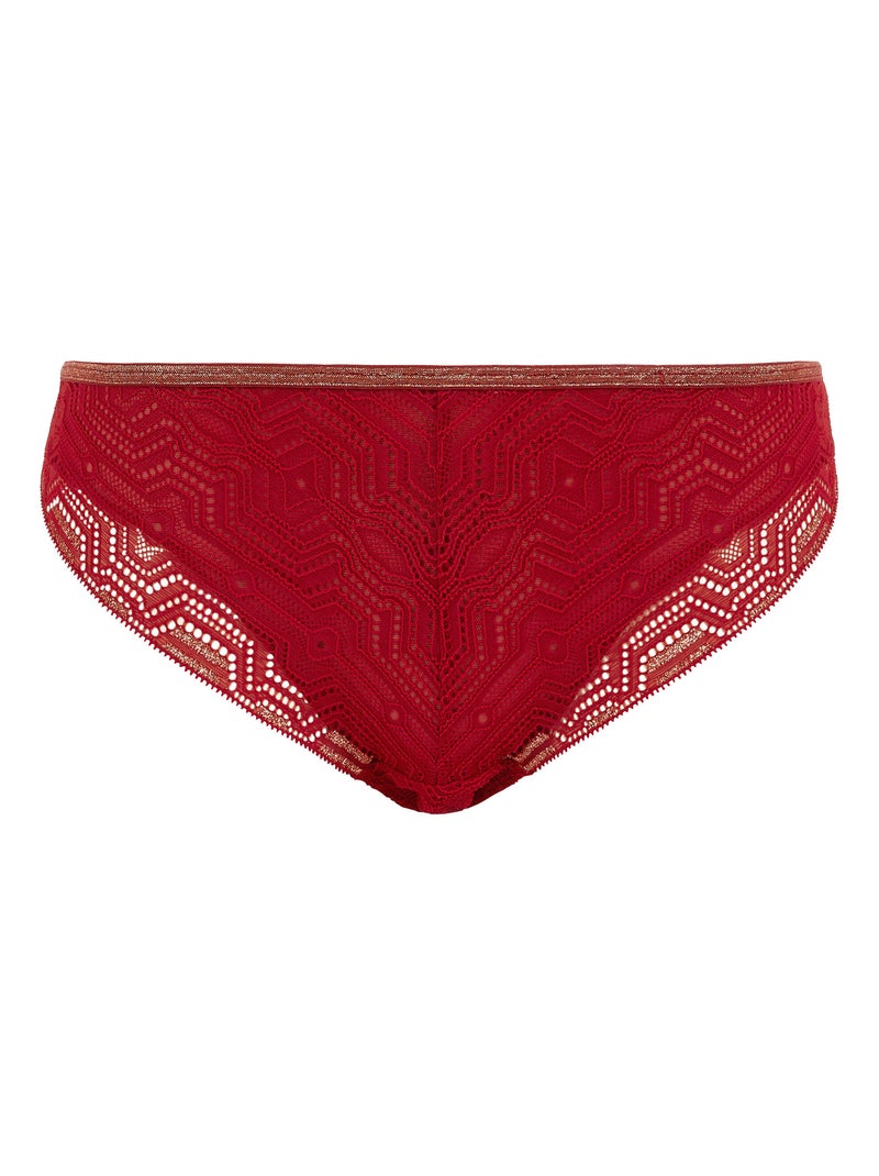 Slip Somptueuse Billet Doux Rouge - Kiabi