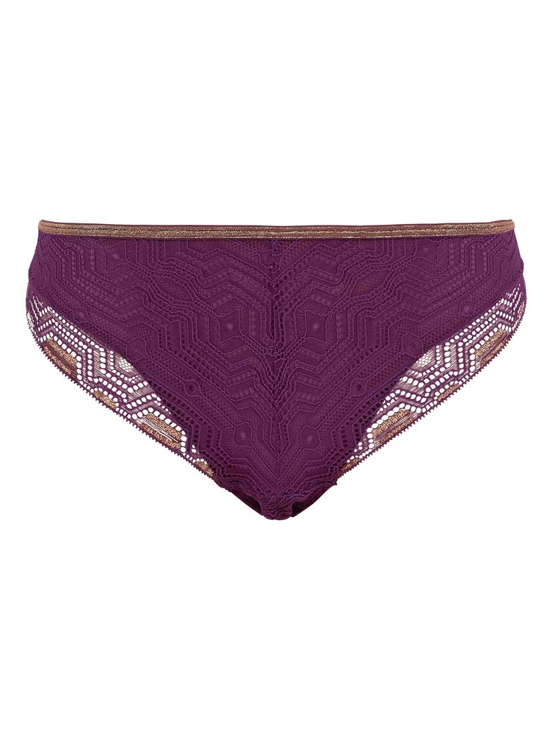 Slip Somptueuse Billet Doux Violet - Kiabi