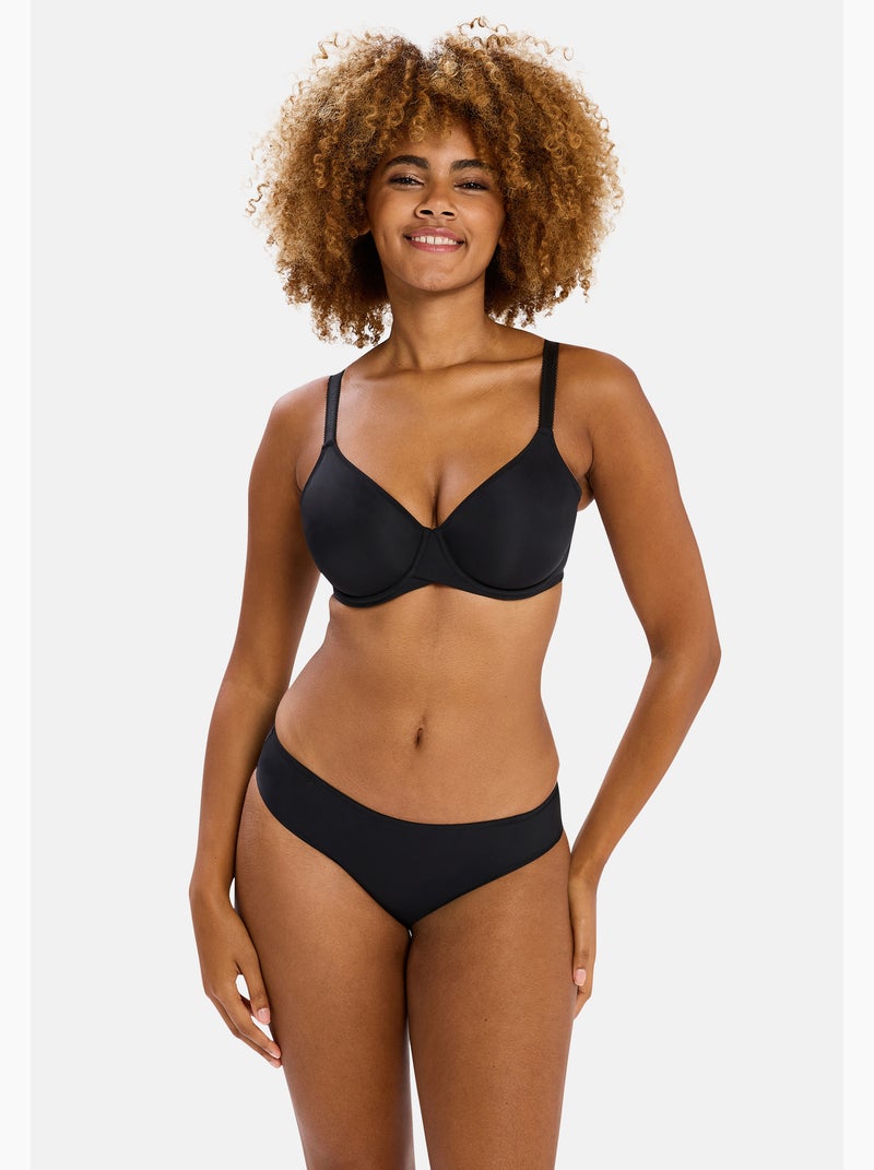 Slip sonia sans complexe lingerie Noir - Kiabi