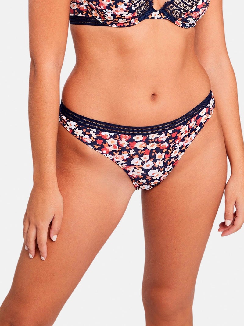 Slip Splendide Pop Billet Doux Bleu Orange Blanc - Kiabi