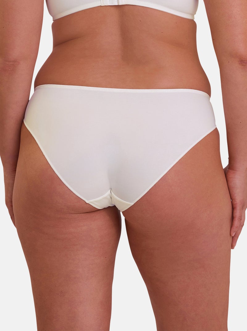 Slip Suzie Fantaisie Sans Complexe Blanc Rose - Kiabi