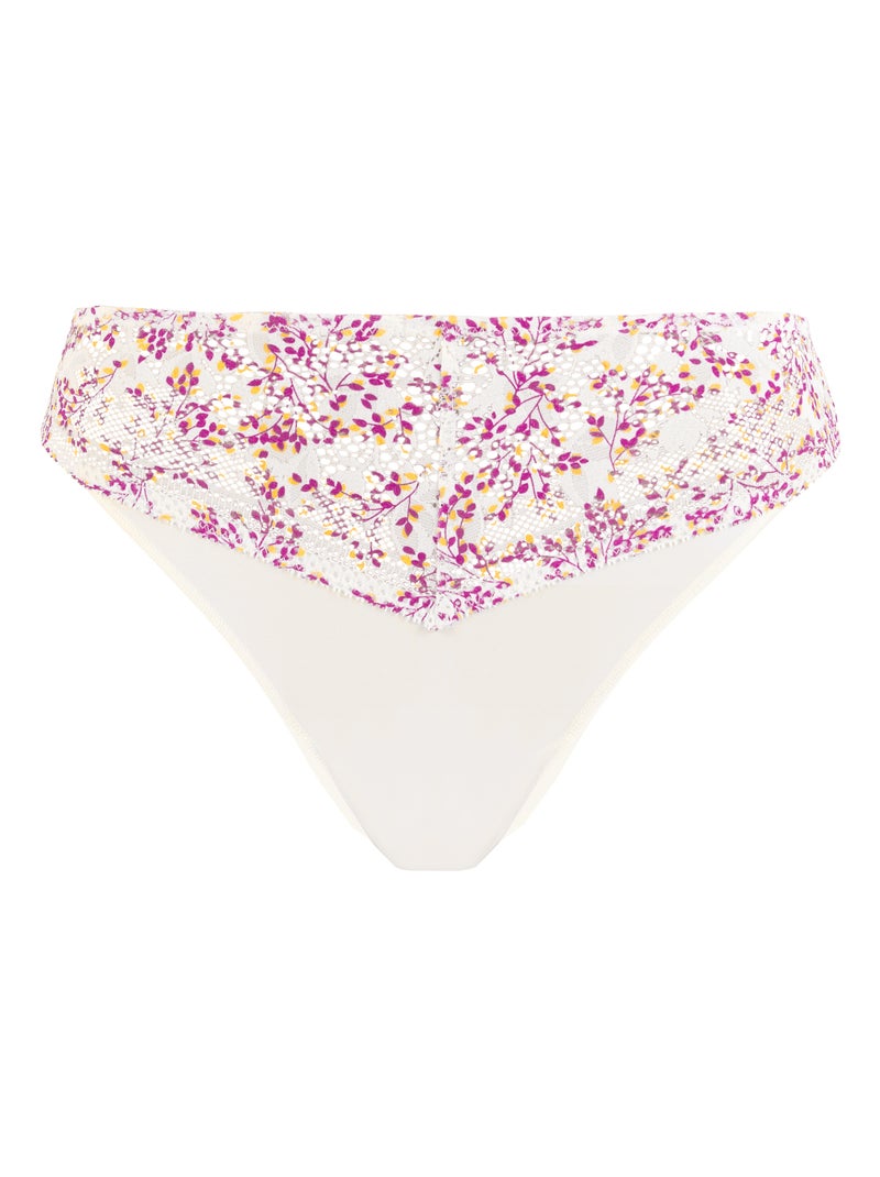 Slip Suzie Fantaisie Sans Complexe Blanc Rose - Kiabi
