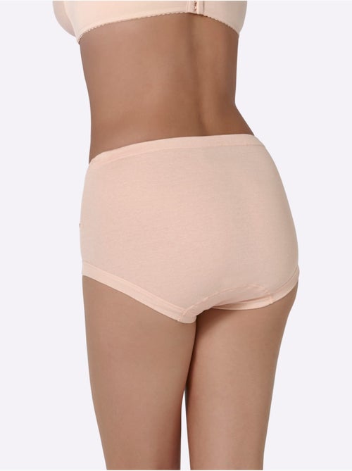 Slip Taille Haute Côtes Fines - Taille Standard - Witt - Lot de 3 - Kiabi