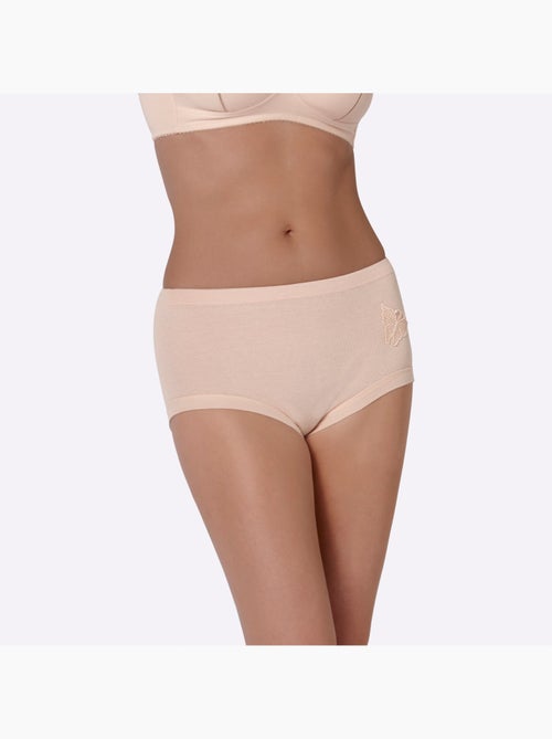 Slip Taille Haute Côtes Fines - Taille Standard - Witt - Lot de 3 - Kiabi