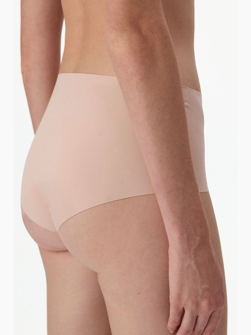 Slip taille haute découpé au laser penti Beige argile - Kiabi