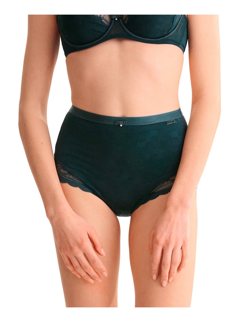 Slip taille haute EVELYN Vert - Kiabi