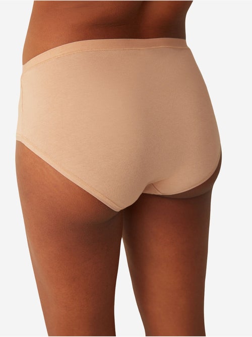 Slip taille haute fresh basic cover en coton penti - Kiabi