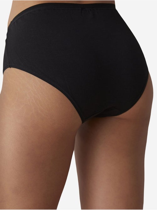 Slip taille haute fresh basic cover en coton penti - Kiabi