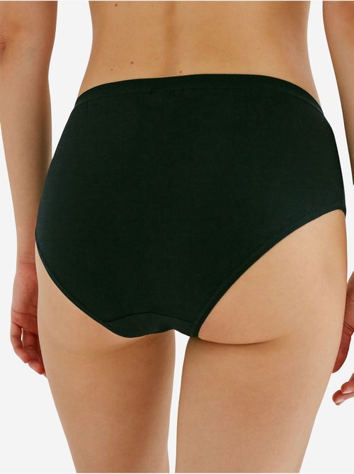 Slip taille haute fresh basic cover en coton penti - Kiabi