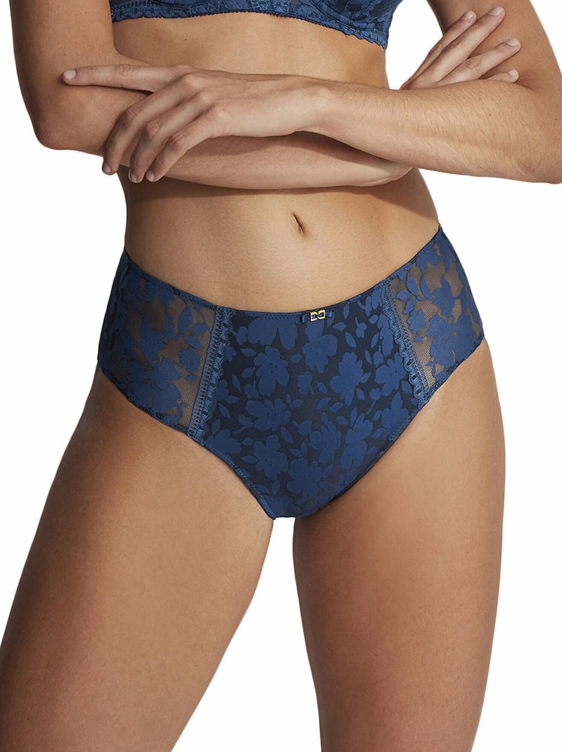 Slip taille haute Gabrielle Bleu - Kiabi