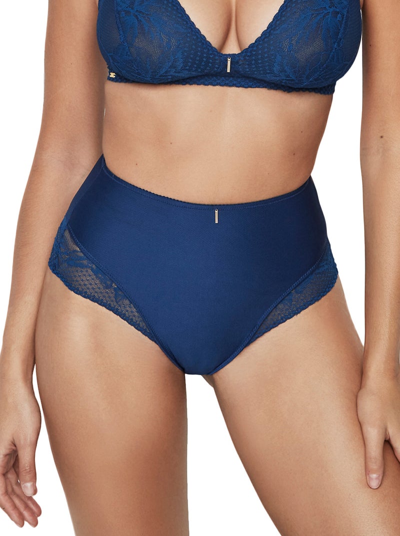 Slip taille haute gainant MALITZIA Bleu - Kiabi