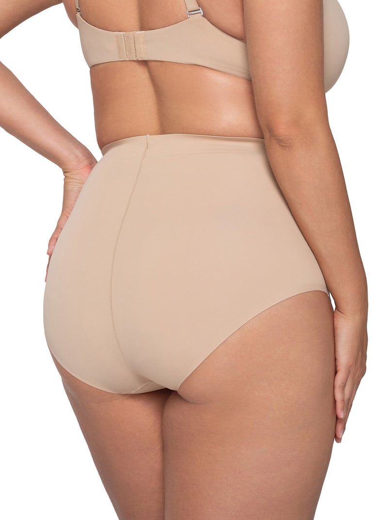 Slip taille haute gainant SCULPT Beige - Kiabi
