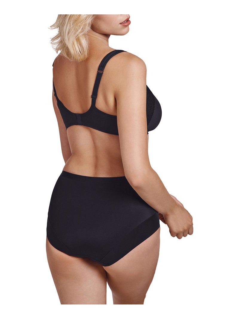 Slip taille haute Gina Noir - Kiabi