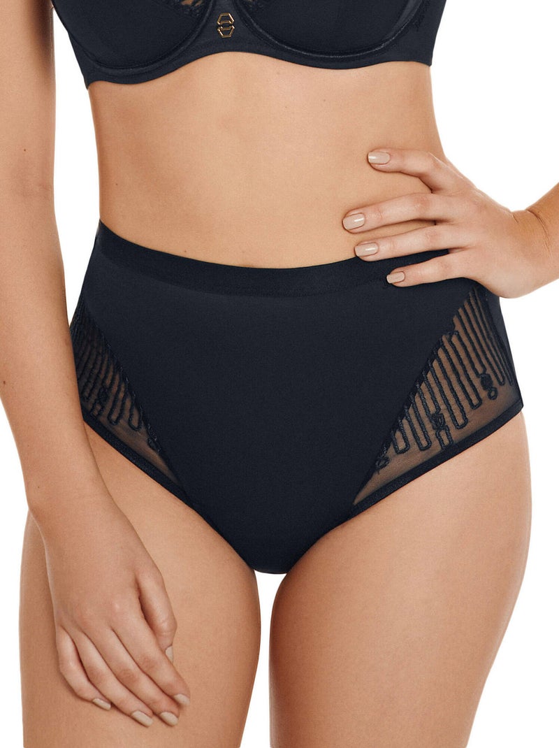 Slip taille haute Ivonne Gris foncé - Kiabi