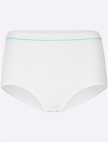 Slip Taille Haute Jersey Fin - Taille Standard - Witt - Lot de 10