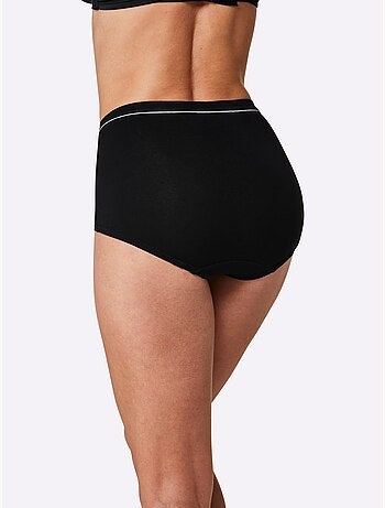 Slip Taille Haute Jersey Fin - Taille Standard - Witt - Lot de 10