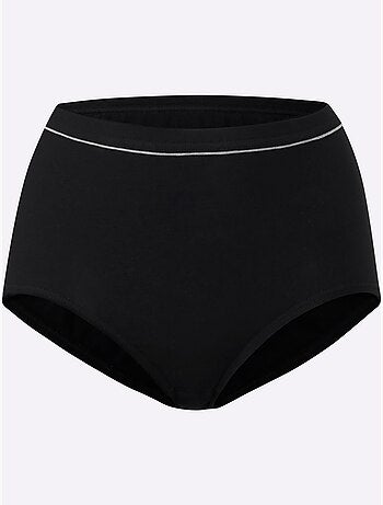 Slip Taille Haute Jersey Fin - Taille Standard - Witt - Lot de 10