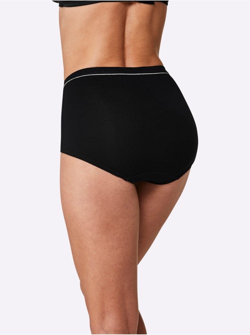 Slip Taille Haute Jersey Fin - Taille Standard - Witt - Lot de 10 - Kiabi