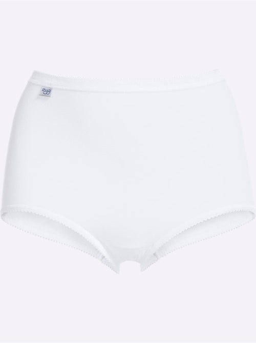 Slip Taille Haute Jersey Fin - Taille Standard - Witt - Lot de 2 - Kiabi