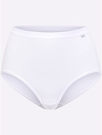 Slip Taille Haute Jersey Fin - Taille Standard - Witt - Lot de 3