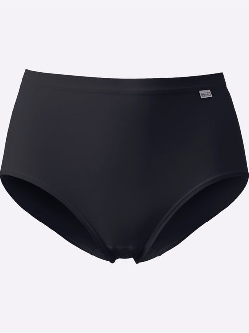 Slip Taille Haute Jersey Fin - Taille Standard - Witt - Lot de 3 - Kiabi