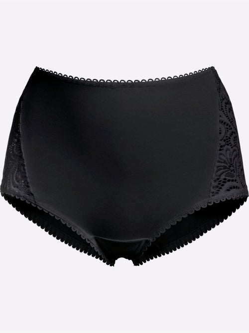 Slip Taille Haute Jersey Fin - Taille Standard - Witt - Lot de 3 - Kiabi