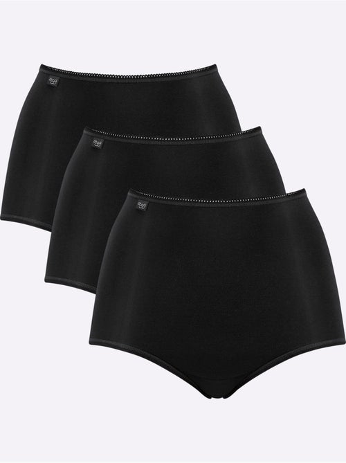 Slip Taille Haute Jersey Fin - Taille Standard - Witt - Lot de 3 - Kiabi