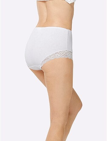 Slip Taille Haute Jersey Fin - Witt - Lot de 4