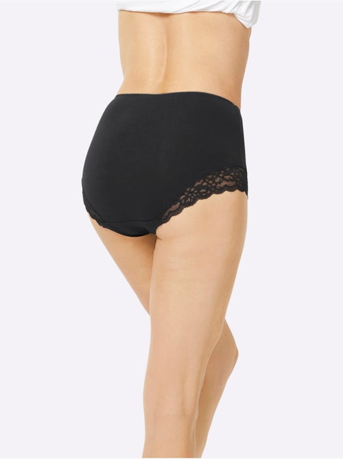 Slip Taille Haute Jersey Fin - Witt - Lot de 4 - Kiabi