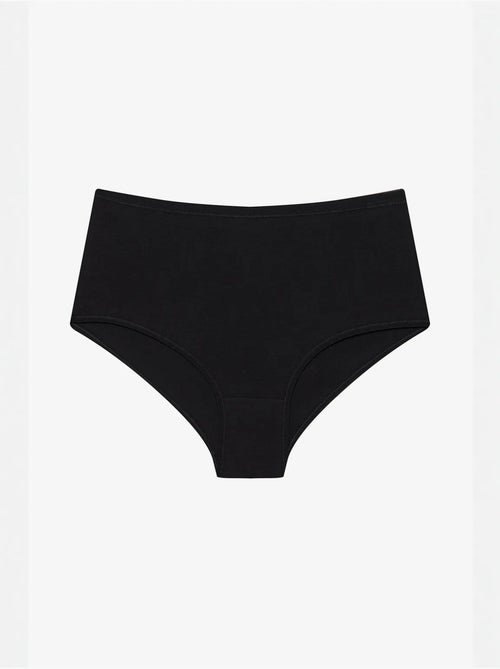 Slip taille haute lot de 3 penti - Kiabi Slip taille haute lot de 3 penti - Kiabi
