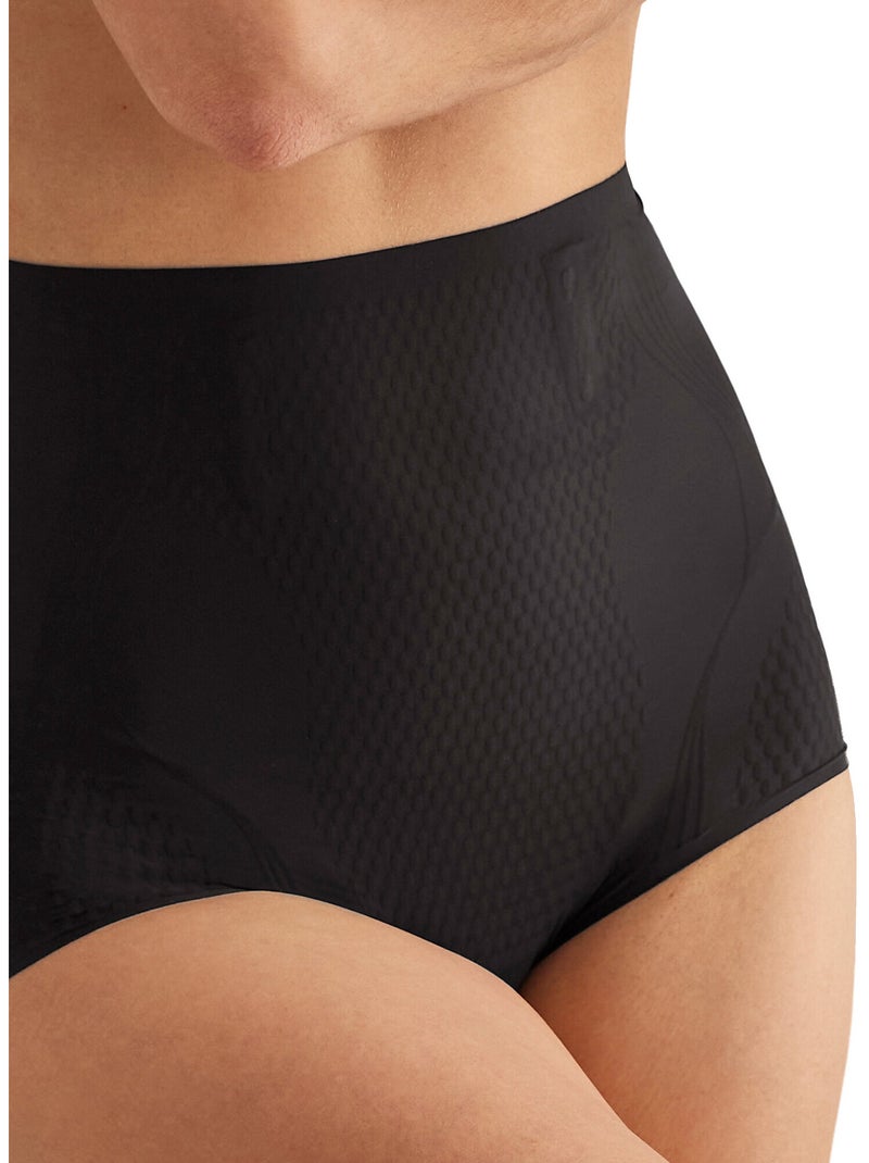 Slip taille haute maintien modelant gainant ESSENTIAL Noir - Kiabi