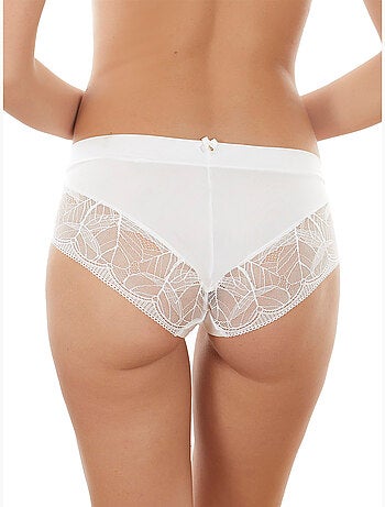 Slip taille haute Oriana mariage ivoire