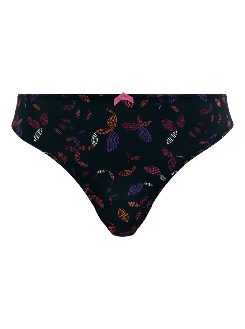 Slip Talentueuse Billet Doux Noir Orange Bleu - Kiabi