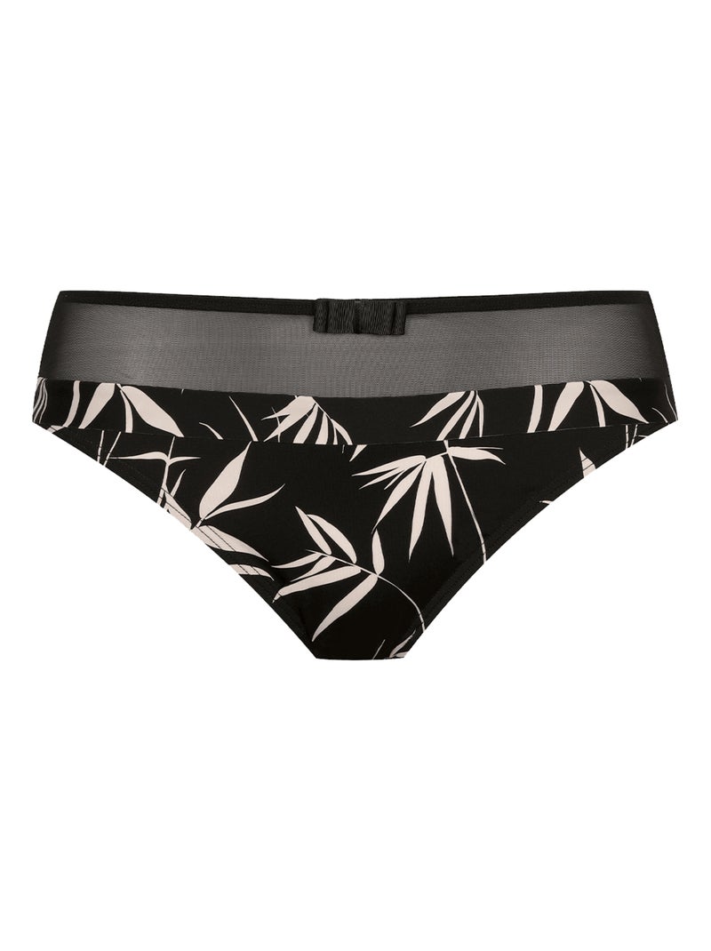 Slip TULLE DESIGN Beige/Noir - Kiabi