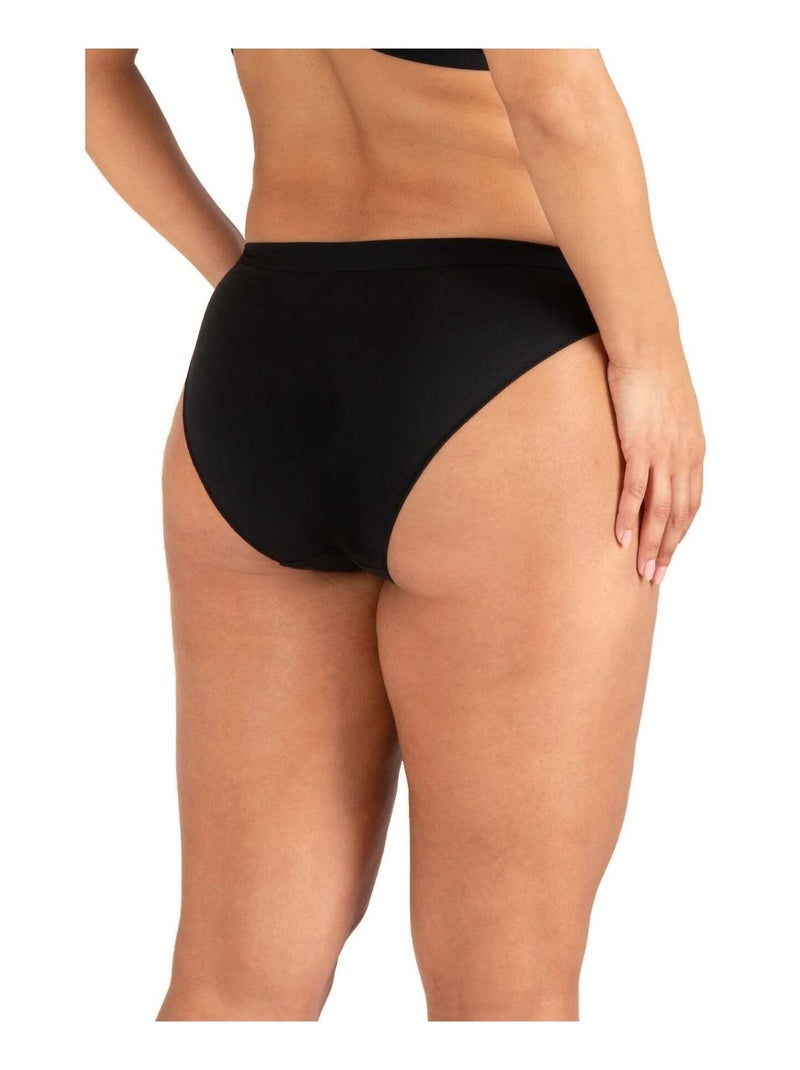 Slip TULLE DESIGN COTON Noir - Kiabi