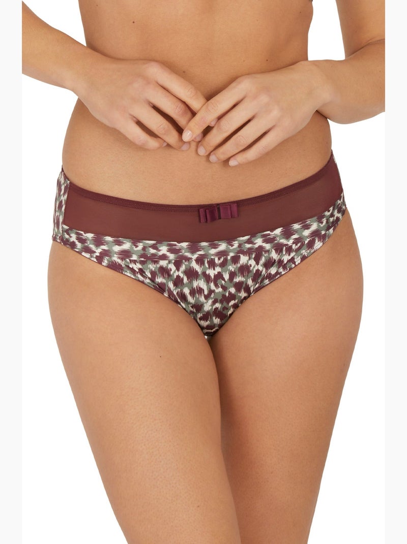 Box da N.3 Slip Donna con Ricamo Frase a Scelta (Colori Pastello) - Gatti a Pois