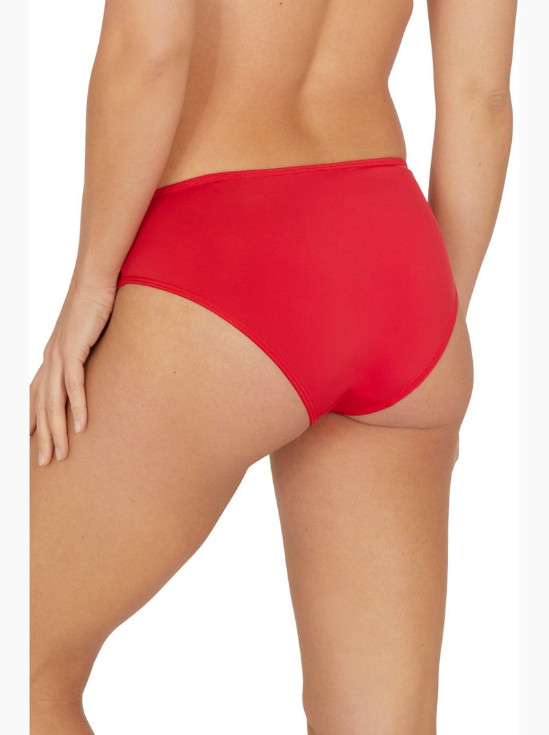 Slip TULLE DESIGN Rouge cachemire - Kiabi