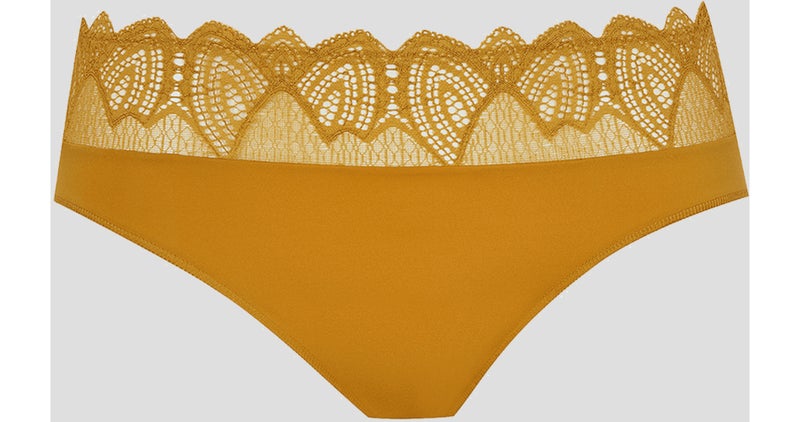 Slip VERTIGE DRAPÉ Jaune moutarde - Kiabi