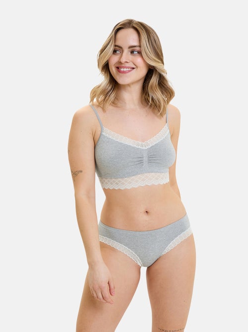 Slip Zen Dentelle Billet Doux - Kiabi Slip Zen Dentelle Billet Doux - Kiabi