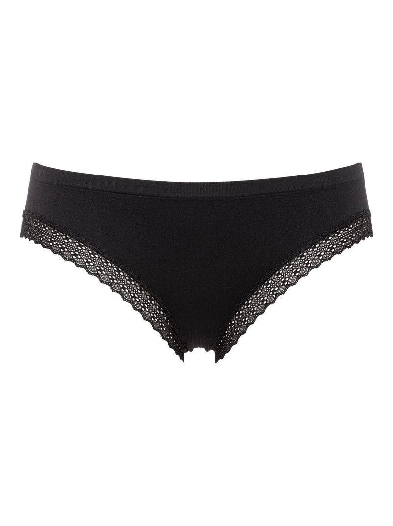 Slip Zen Dentelle Billet Doux Noir - Kiabi