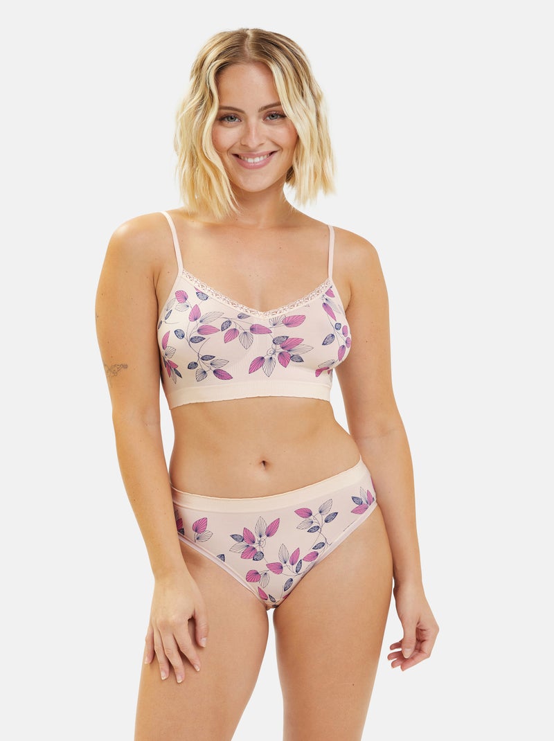 Slip Zen Fantaisie Billet Doux Bleu Rose - Kiabi