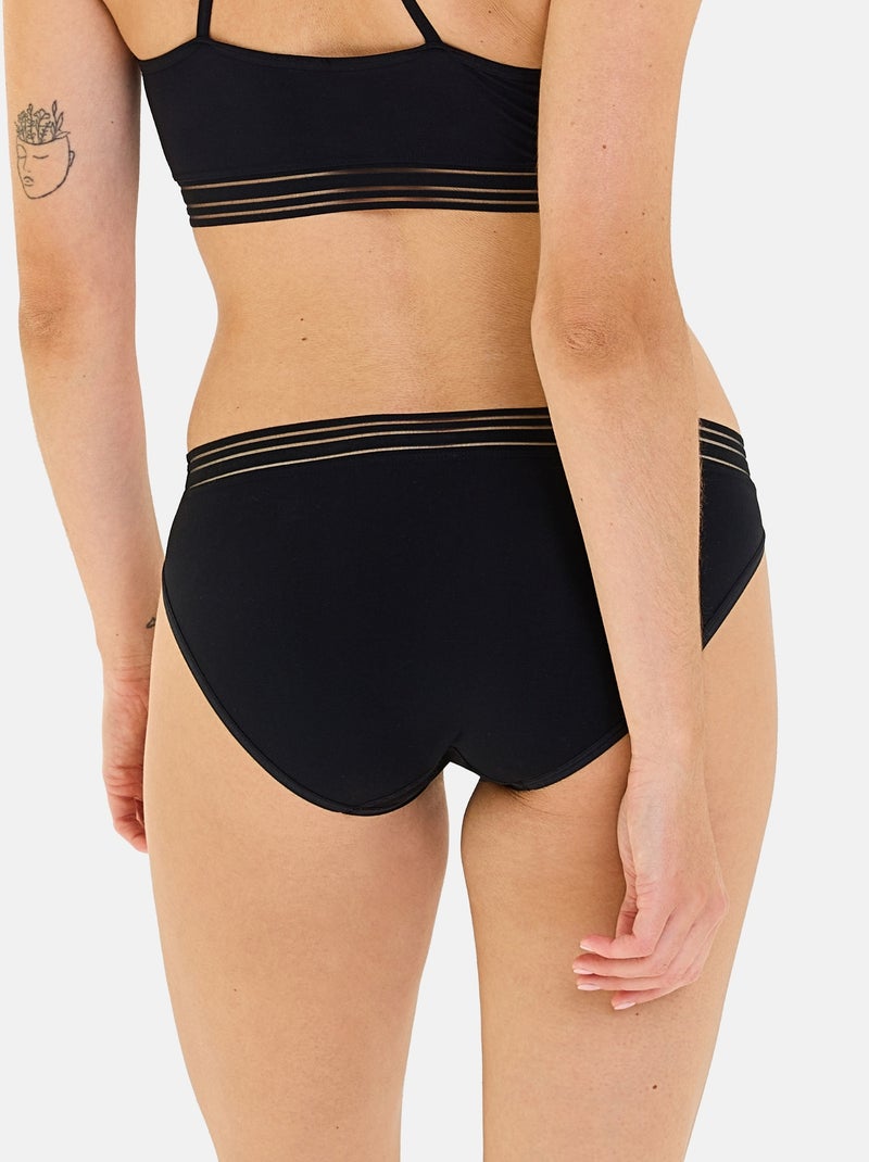 Slip Zen Light Billet Doux Noir - Kiabi