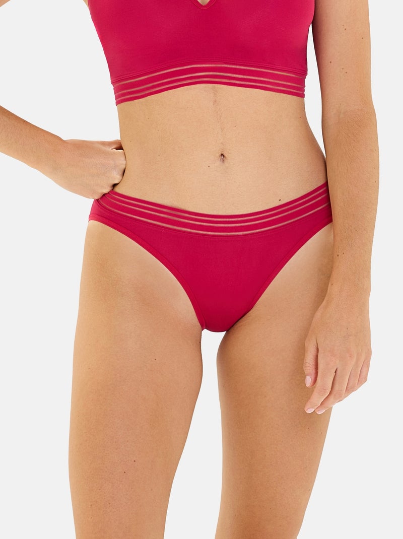 Slip Zen Light Billet Doux Rose framboise - Kiabi