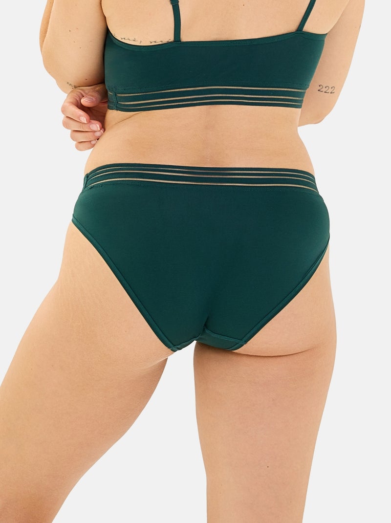 Slip Zen Light Billet Doux Vert sapin - Kiabi