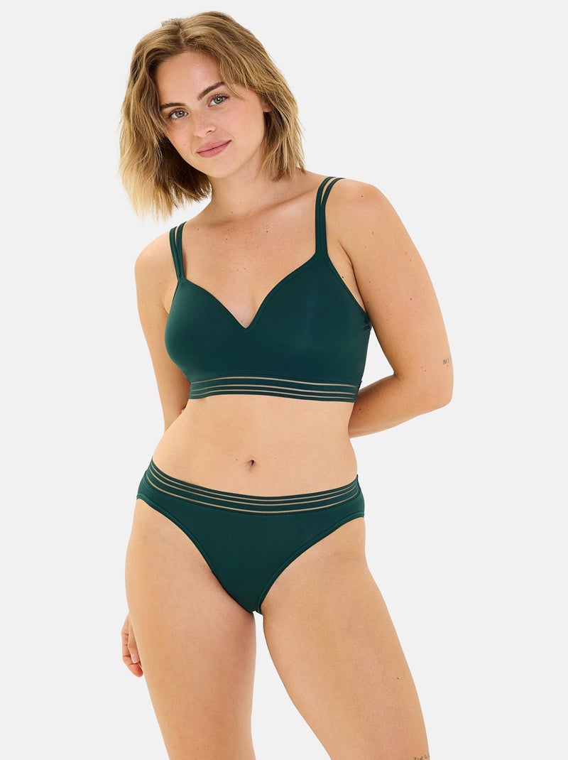 Slip Zen Light Billet Doux Vert sapin - Kiabi