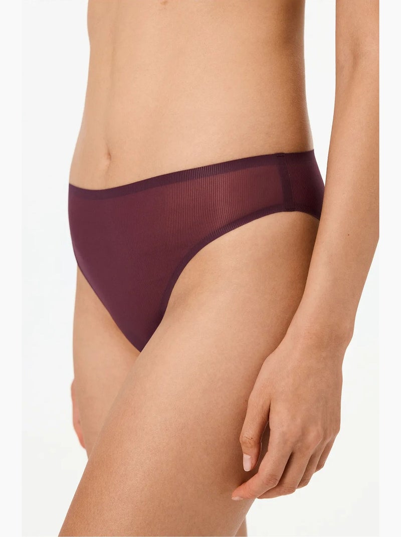 Slip zerogram invisible penti Rouge bordeaux - Kiabi