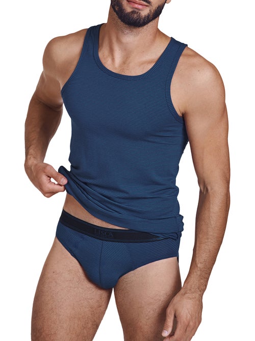 Slip Zeus bleu - Kiabi